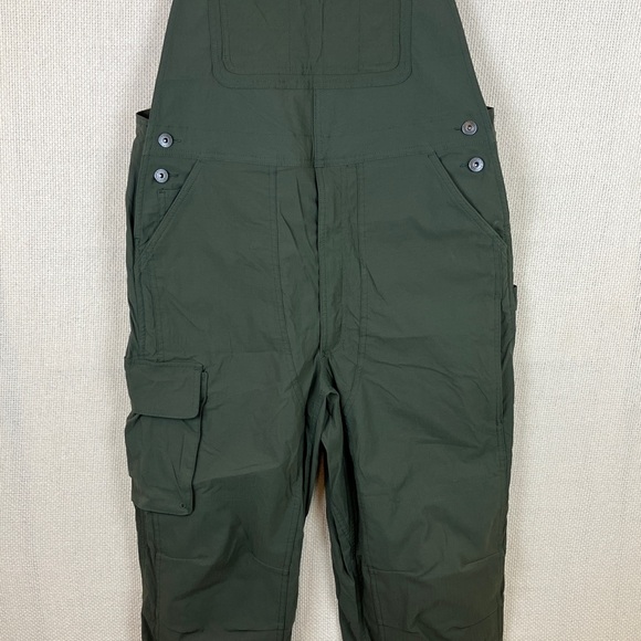 Duluth Dirt Work Bib Overalls Green Gardening Utility Ripstop Men's - Picture 3 of 16